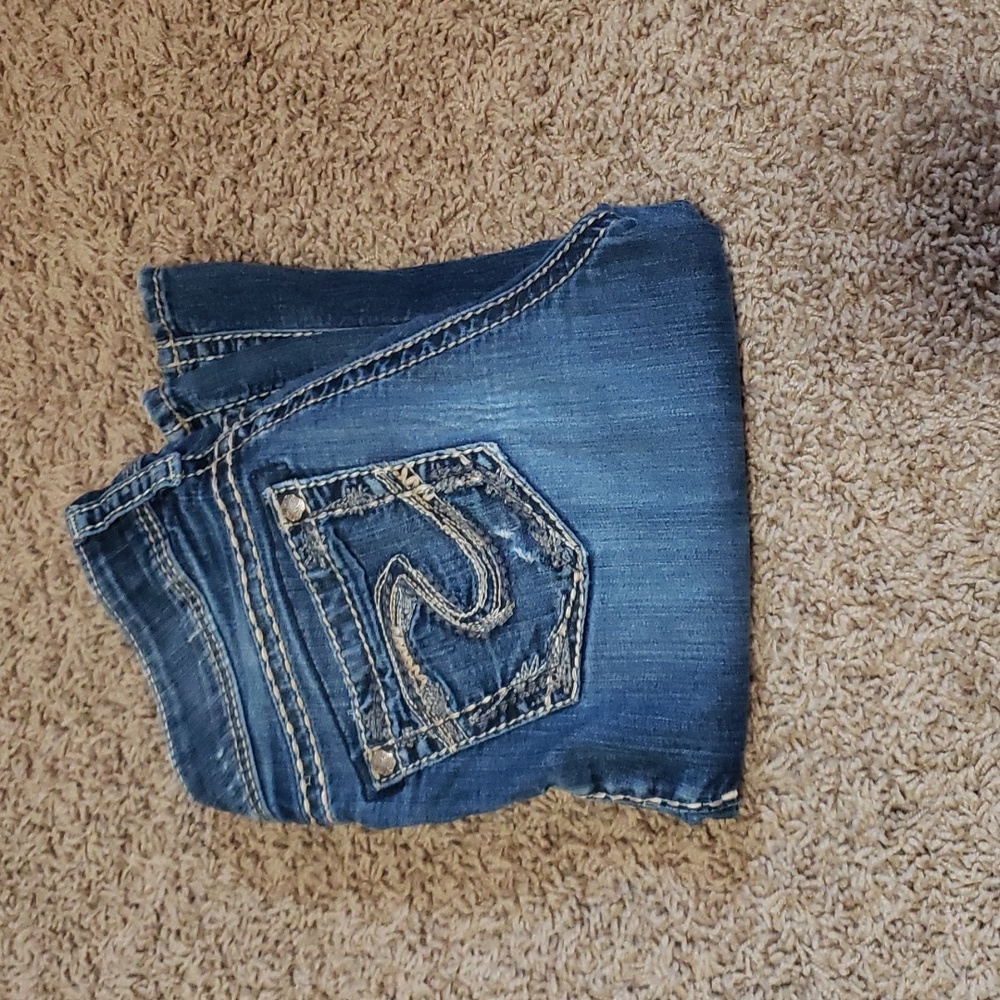 Silver jeans